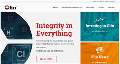 Desktop Screenshot of olin.com