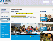 Tablet Screenshot of my.olin.edu