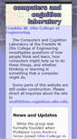 Mobile Screenshot of cognition.olin.edu